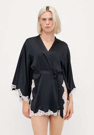 NELLE KIMONO - Župan - black/ivory
