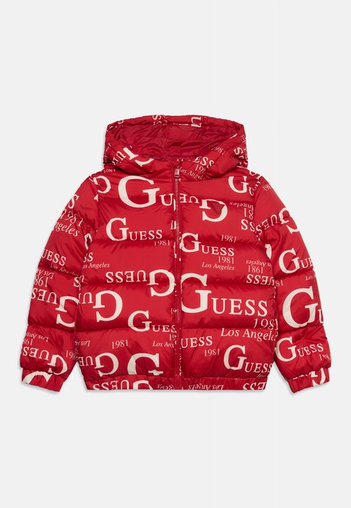 Guess JUNIOR HOODED - Jachetă de iarnă - red