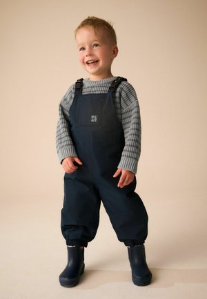 Next, REGULAR FIT - WATERPROOF DUNGAREES - Latzhose - navy