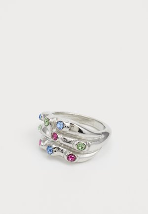 STACKED - Prsteň - silver-coloured/multi-coloured