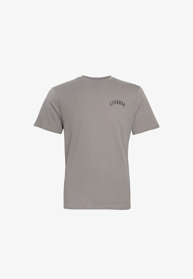 CLOSURE London MONOCHROME TEDDY TEE - T-shirt con stampa - grey