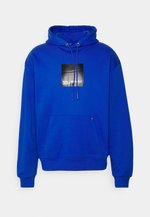 KARL LAGERFELD JEANS - Sweat à Capuche Femme Avec Logo Encadré, 100% Coton Bio, Coupe Classique - Noir, Taille S
