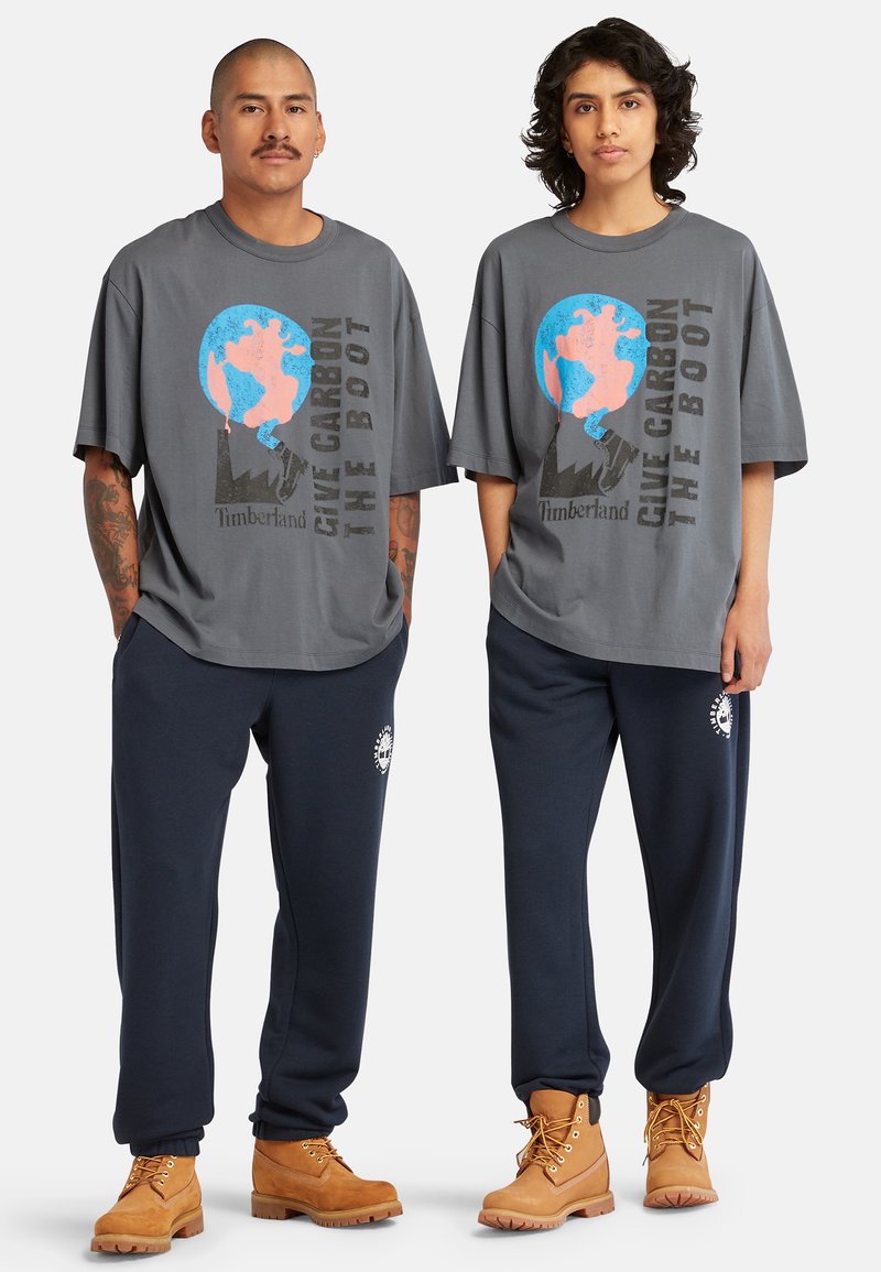 Timberland T-shirt print beige mêleerd Timberland T-shirt print beige mêleerd