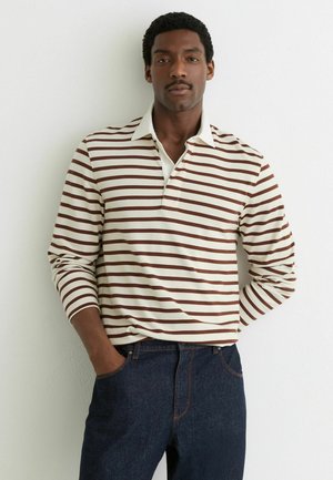 REGULAR FIT - CONNERS - Polokošeľa - white camel