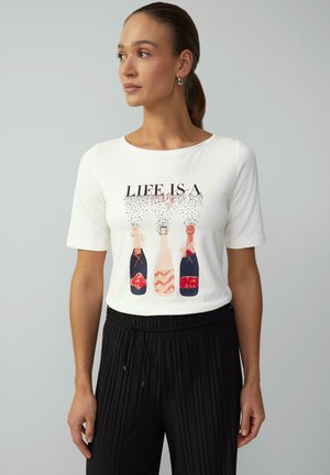 s.Oliver BLACK LABEL - T-shirt z nadrukiem