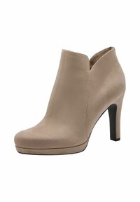 Tamaris Bottines à plateau - taupe