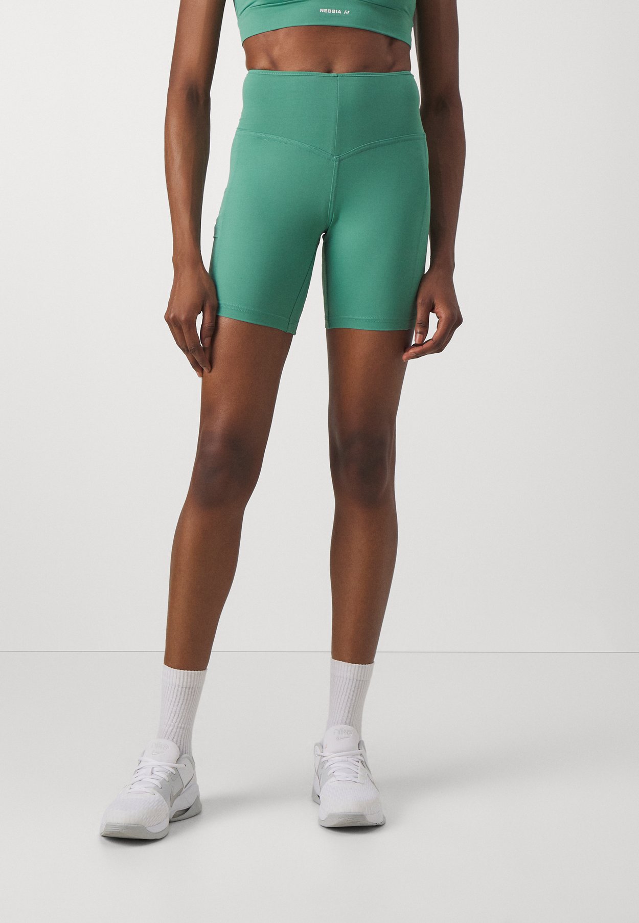 HIGH WAISTED BIKER SHORTS