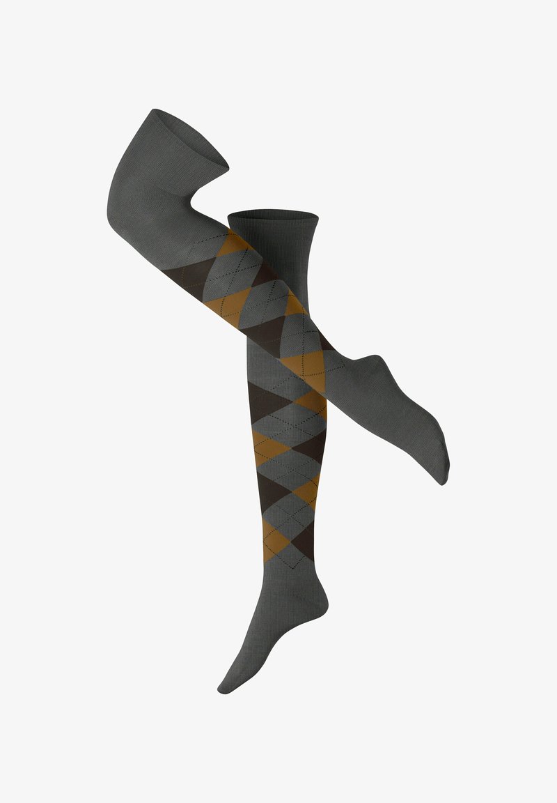 Burlington MARYLEBONE - Overkneestrümpfe - dark grey