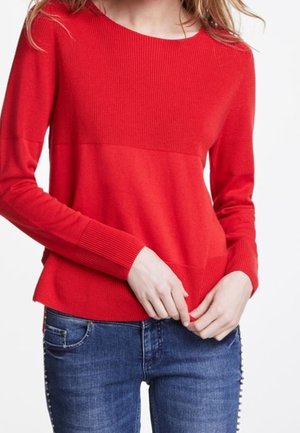 Strickpullover - red
