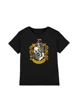 Harry Potter, HARRY POTTER HUFFLEPUFF CREST UNISEX - T-Shirt print - black