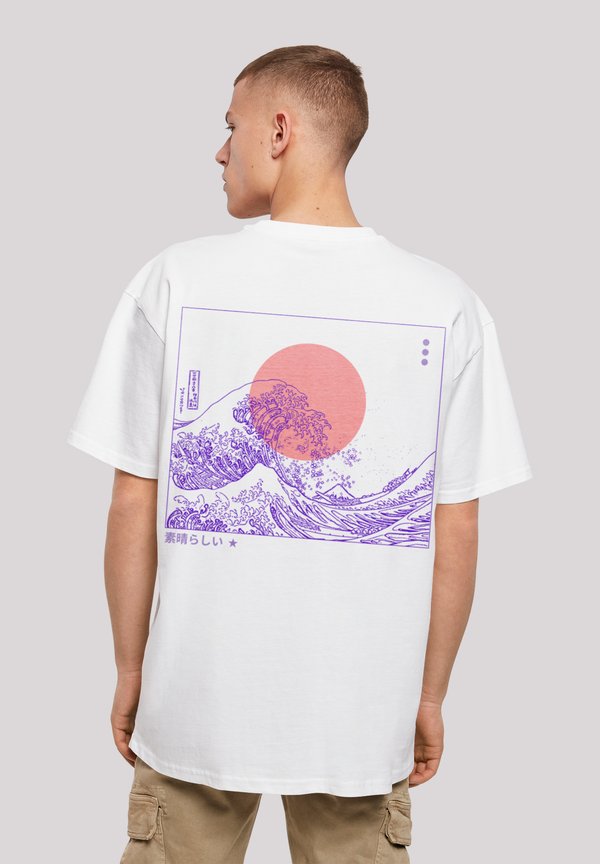KANAGAWA WELLE JAPAN - T-Shirt print - weiß