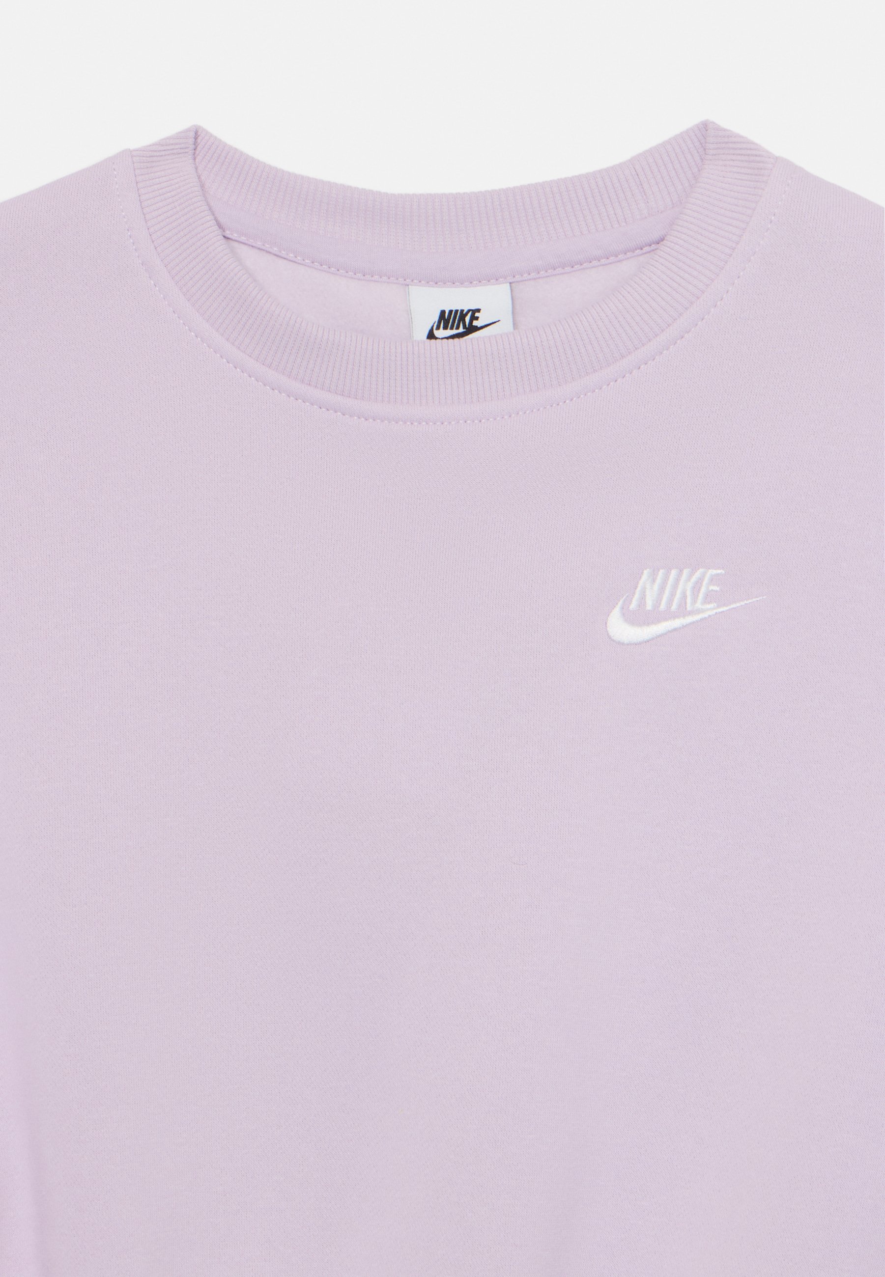lilac nike club sweatshirt