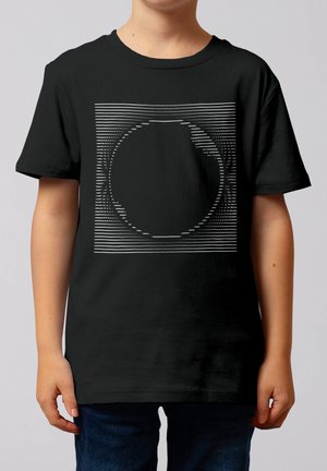 watapparel, SONNENFINSTERNIS UNISEX - T-shirt print - black