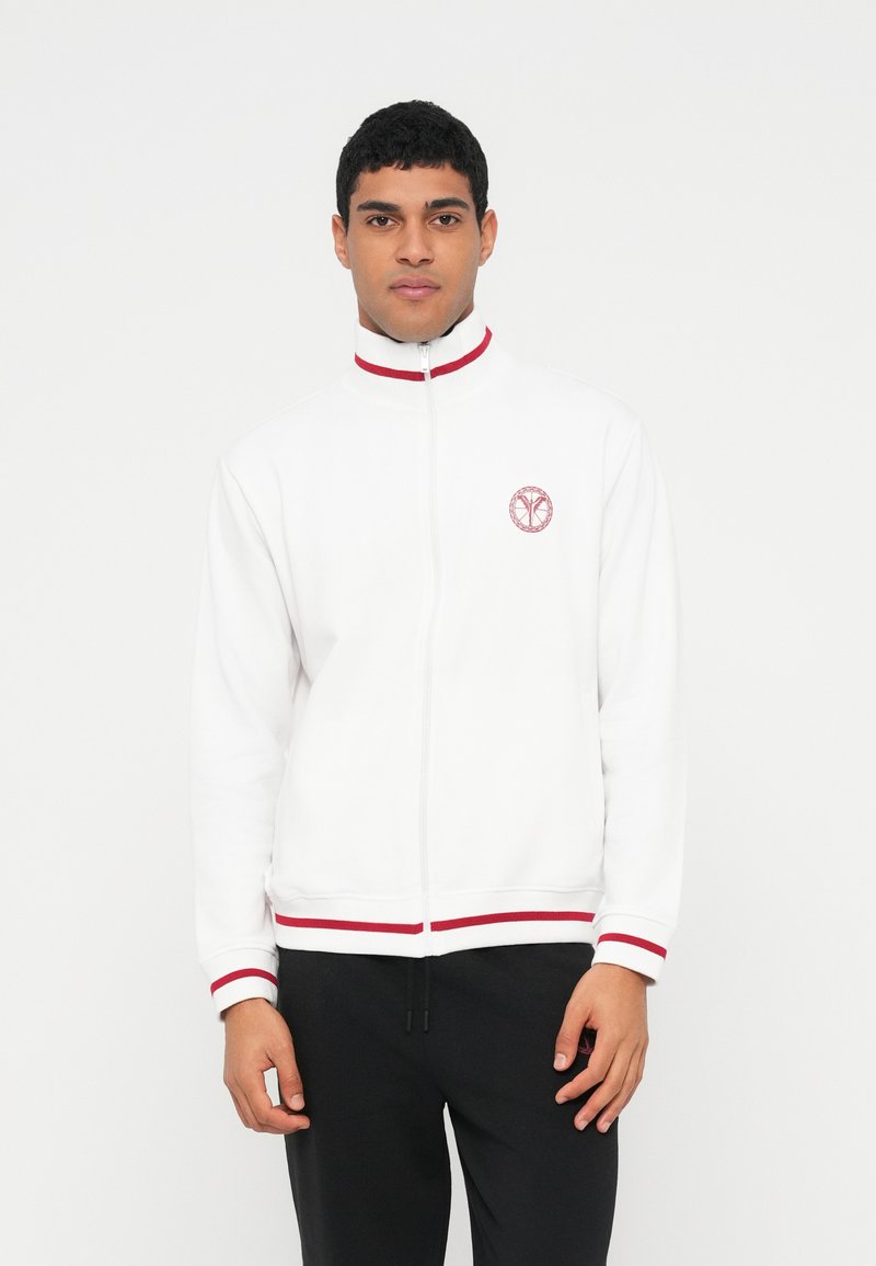 carlo colucci Sweater met rits wit carlo colucci Sweater met rits wit