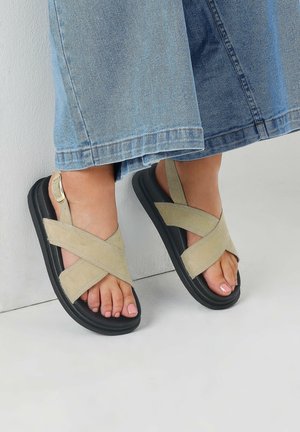 Yours Clothing WIDE FIT - Sandalias - brown