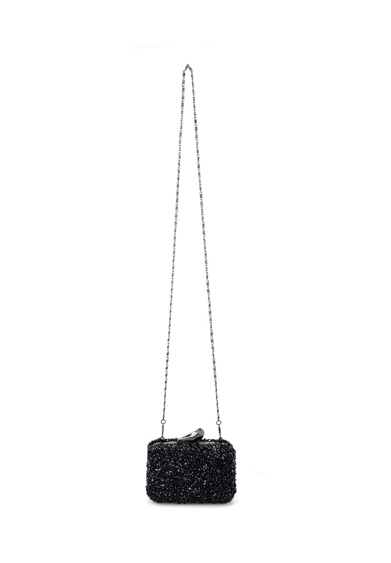 Desa RHEINSTONE WITH CHAIN STRAP - Clutch - black