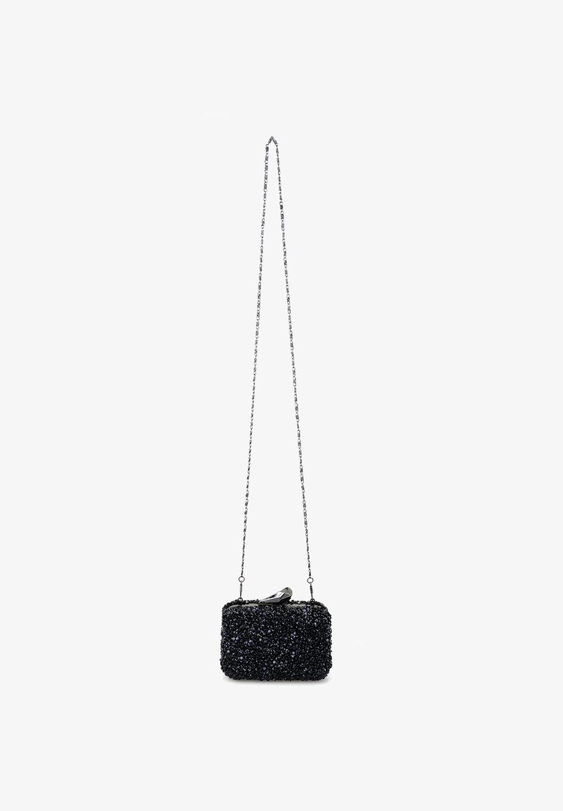 Desa RHEINSTONE WITH CHAIN STRAP - Clutch - black
