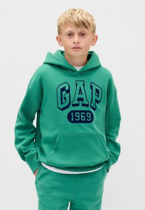 GAP KIDS VINTAGESOFT LOGO HOODIE - Sportinis megztinis - irish clover