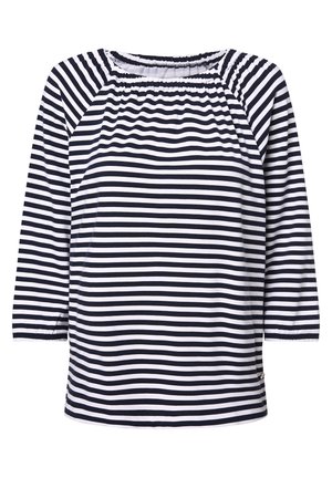 Langarmshirt - marine weiß