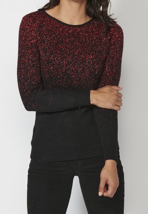 Strickpullover - red