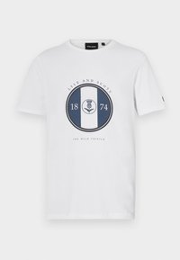 SPORTY THISTLE GRAPHIC - T-shirt print - white/now blue
