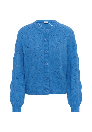Saint Tropez, TABBATHASZ CARDIGAN - Strickjacke - lichen blue melange