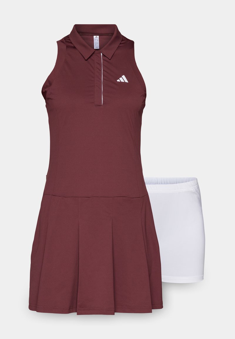 adidas Golf Jerseyjurk bordeauxrood adidas Golf Jerseyjurk bordeauxrood