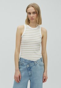 Unselected, pelican white stripe