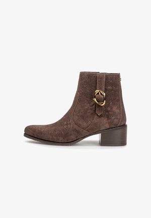 Floris van Bommel, FLORIS VAN BOMMEL ANKLE BOOT - Lage laarzen - darkbrown