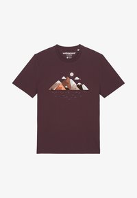 Niet geselecteerd, red brown