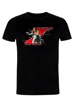 BLACK WIDOW BETTER THAN ONE - T-shirt z nadrukiem