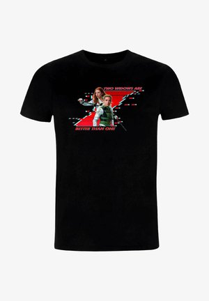 Marvel BLACK WIDOW BETTER THAN ONE - T-shirt z nadrukiem