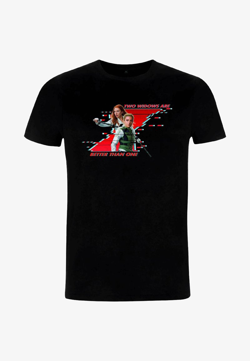 Marvel BLACK WIDOW BETTER THAN ONE - T-shirt z nadrukiem