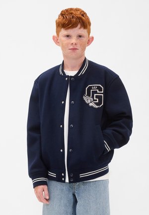 KIDS VARSITY LOGO BOMBER JACKET - Bombejakke - tapestry navy