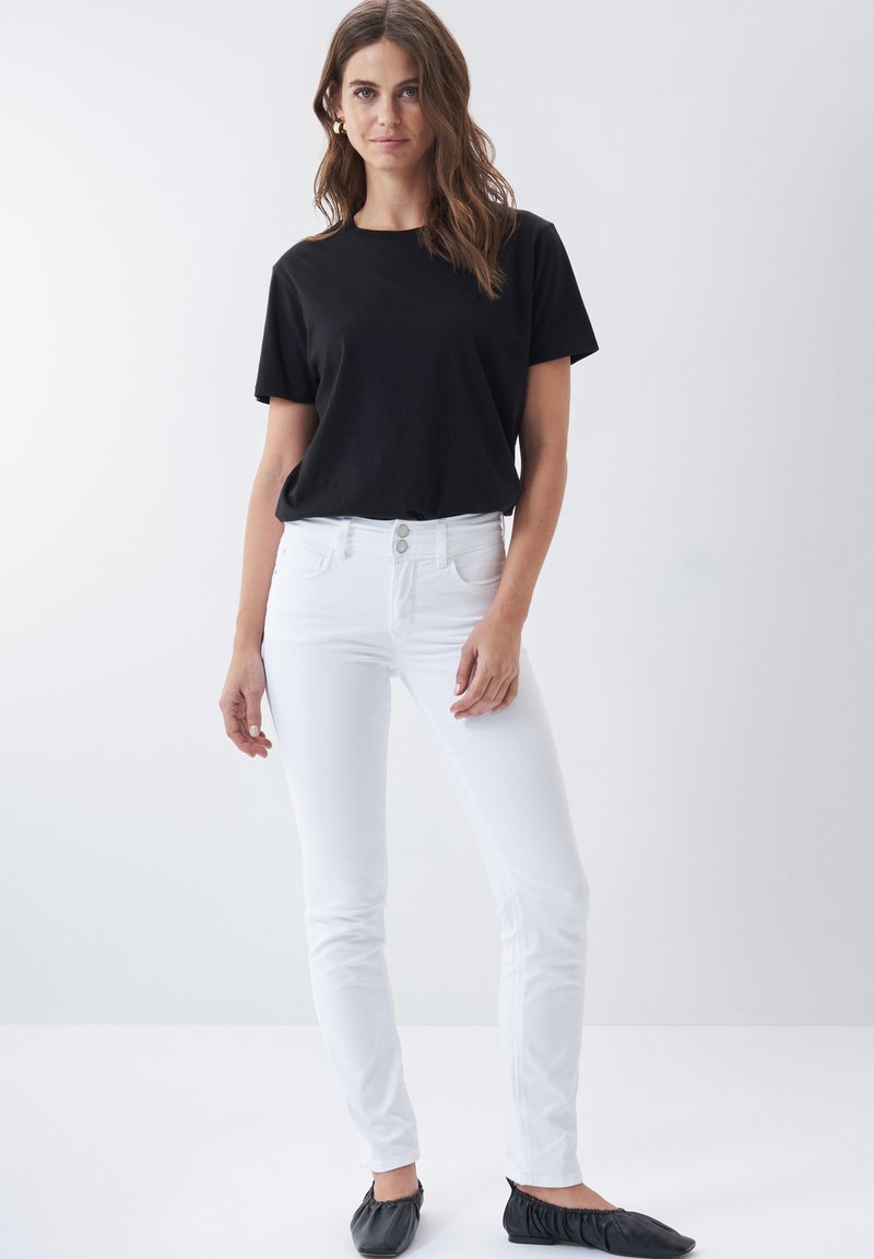 Salsa Jeans Jeans Slim Fit White/weiß Zalando.de