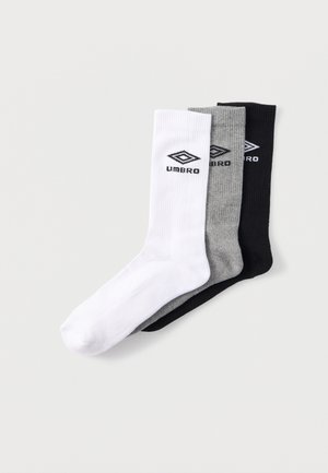 LOGO UNISEX 3 PACK - Socken - black/white/grey