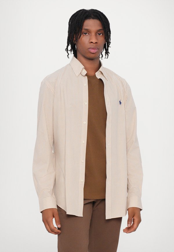 CUSTOM FIT GINGHAM STRETCH POPLIN SHIRT - Shirt4