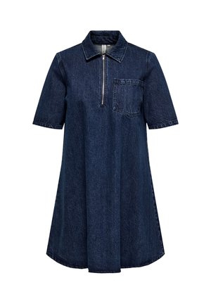 ONLY Carmakoma, Haljina od trapera - dark blue denim