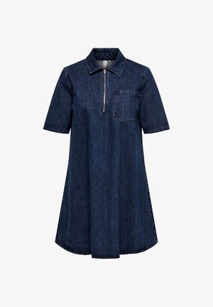 ONLY Carmakoma, Farkkumekko - dark blue denim