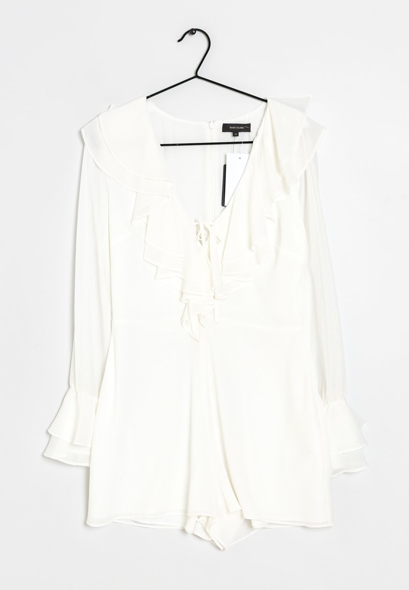 River Island Jumpsuit white/weiß (Preowned) Zalando.de