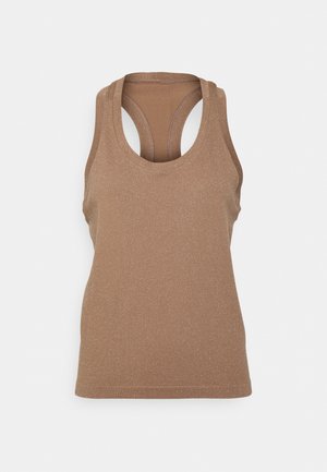 Athleta, MOMENTUM SEAMLESS TANK - Topp - rustic beige