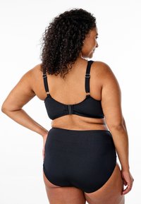 Zizzi HOCH TAILLIERTE MIT RAFFUNG - Bikinialaosa - black