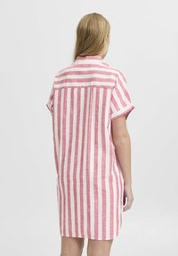 ICHI IHLOLIA - Rochie tip cămașă - bright rose white stripe