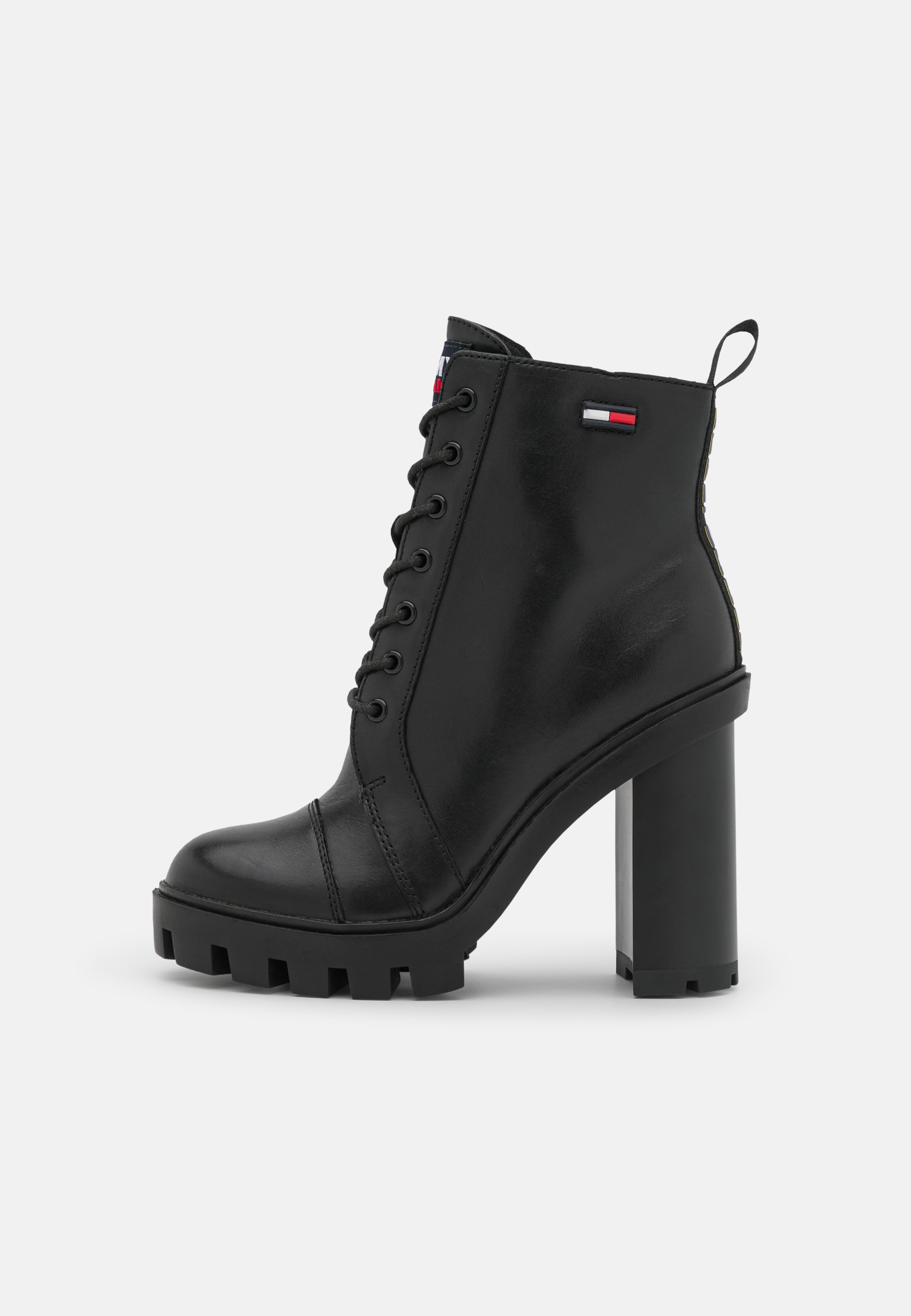 Tommy Jeans BRANDED TAPE BOOT - Veterboots - black/Zwart - Zalando.nl