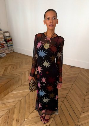 Never Fully Dressed, STAR SOHO MIDI  - Дълга рокля - black