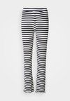 STRIPE LONNIE PANTS - Trousers - vanilla ice/parisian night
