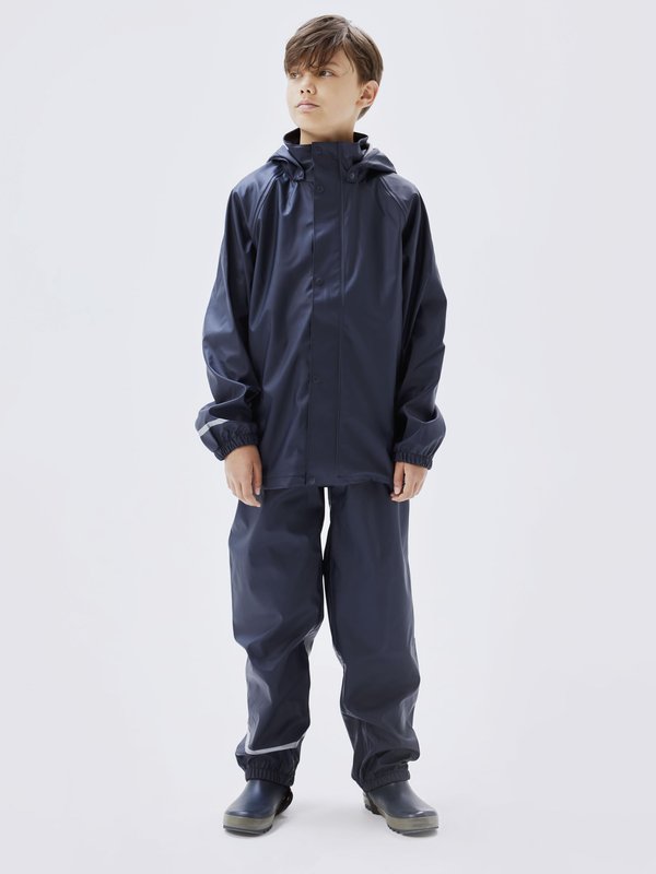 NKNDRY SET - Regenhose - dark sapphire