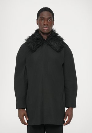 COLLARED SHIRT - Korte frakker - black