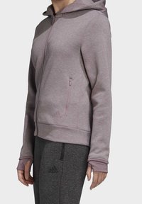 adidas Performance Felpa con zip - purple