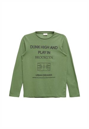 Long sleeved top - hellgrün